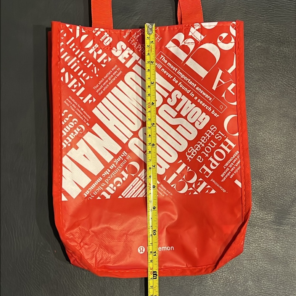 lululemon Reusable Shopping Tote Bags Set of 6 - Picture 4 of 6